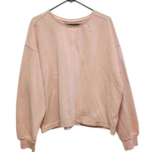 C&C California Sunwashed Sweatshirt Long Sleeve XL Beach Summer Resortwear Boxy